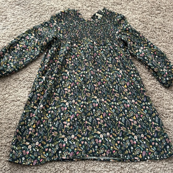 Barbour floral dress medium m 8/9 + matching wellie rain boots 2 navy floral - Picture 4 of 5